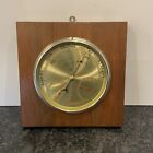 Vintage 7" Round Shortland Instruments SB Gold Tone British Barometer Barometric