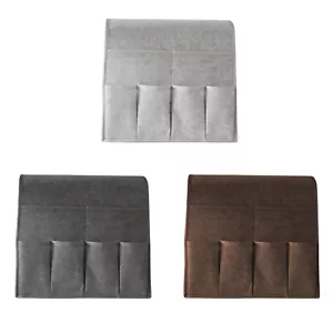 Armchair Caddy with 7 Pockets Remote Control Holder for TV Remote Phone Magazine - Picture 1 of 21