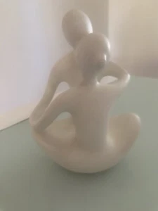THE LOVERS SCULPTURE Statue Large Size Ceramic Stunning Piece - Picture 1 of 6