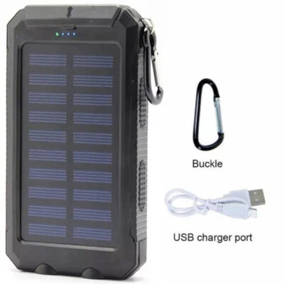 Cargador portátil USB Super 10000000 mAh 2025 banco de energía solar para teléfono celular Foto 1 de 4