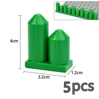 Valla Pilar Barandilla Construcción Cercado Piezas Piezas Compatible con Duplo Foto 1 de 4