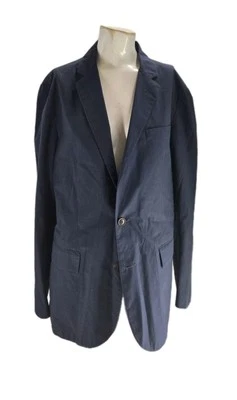 Blazer para hombre J Crew 40L azul marino algodón Ludlow sin forro hombro natural Foto 1 de 4