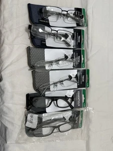 6 1.75 glasses Essentials Trend Some FOSTER GRANT EZ READERS GWYN Black Wire - Picture 1 of 2