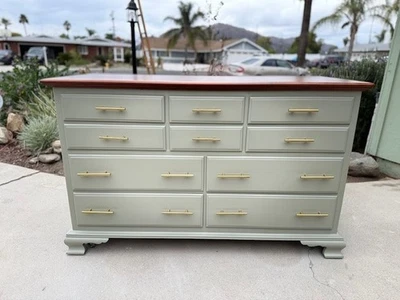 Винтажный антикварный вишневый комод Kling - Изображение 1 из 4