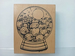 Northwoods Kürbis Patch Stempel 4,75" x 4" THANKSGIVING NEU - Bild 1 von 2