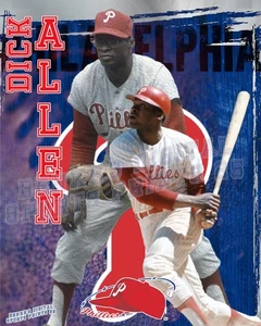 Impresión litográfica de los Filis de Filadelfia de Dick Allen 2025 - Imagen 1 de 1
