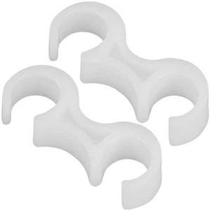Paquete de 10 clips de alineación de silla plegables de plástico blanco organizador de silla con clip para gangar - Imagen 1 de 2