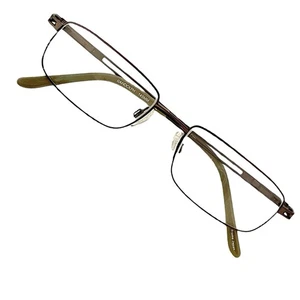 RANDOLPH Willow Matte Gunmetal Mens Rectangle Full Rim Eyeglass Frame 54-18-145 - Picture 1 of 13