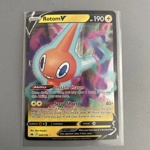 Rotom V 58/196 Holofoil Near Mint SWSH11 Lost Origin Ultra Rare Pokemon TCG - Picture 1 of 2