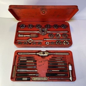 MAC Tools USA Metric Tap & Die Set Lot Rethreading Kit Red Automotive - Picture 1 of 6