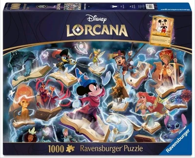 IN HAND🌟RAVENSBURGER 1000 PC PUZZLE DISNEY LORCANA GLIMMERS OF THE REALM: STEEL - Image 1 of 4