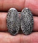 17.55 Cts Natural Black Fossile Coral Cabochon Oval Shape Pair Gemstone B 9830