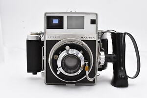 MAMIYA SUPER23 Silver Film Camera + MAMIYA-SEKOR 100mm F/3.5 from Japan (t1896)