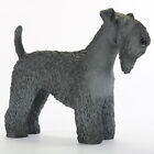 Kerry Blue Terrier Figurine Hand Painted Statue