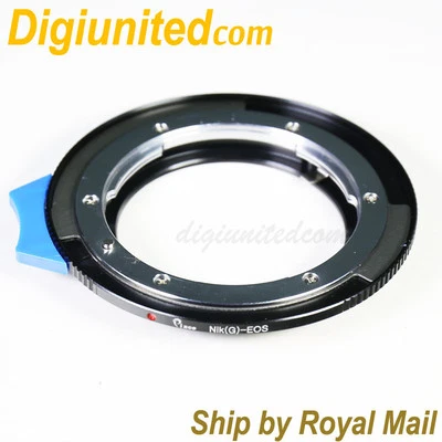 Nikon F G AI-S lens to Canon EOS EF mount adapter 5D III 6D 70D 750D 760D 1100D - Image 1 of 2