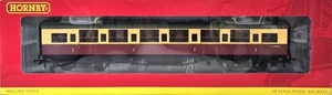 Hornby R4344B Maunsell Corridor 1st Class Coach S7408S BR Carmine & Cream Livery - Picture 1 of 3