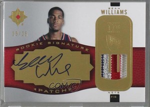 2007-08 Ultimate Collection Signature /25 Sean Williams RPA Rookie Patch Auto RC