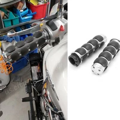 1inch Motorcycle Hand Grips with Throttle for Harley Davidson Sportster Chopper - Image 1 of 4