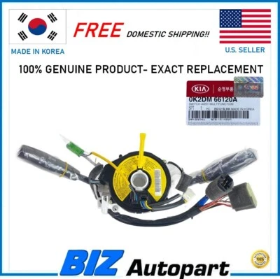 GENUINE⭐MULTIFUNCTION TURN SIGNAL SWITCH FOR 2002-2004 KIA SPECTRA #0K2DM-66120A Foto 1 de 4