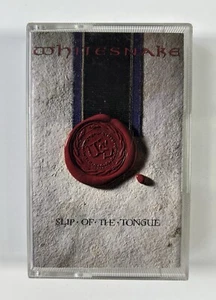 WHITESNAKE - UK CASSETTE TAPE - SLIP OF THE TONGUE - Picture 1 of 5
