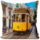 VOID Kissenbezug Urlaub Portugal Lisbon Tram Plan Verkehrsmittel Zug Urlaub