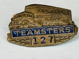 Vintage Teamsters Local 127 Cincinnati Ohio Membership Award Lapel Pin Badge AFL - Picture 1 of 3
