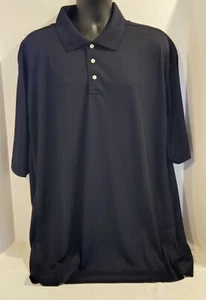 TRI-MOUNTAIN POLO SHORT SLEEVE NAVY BLUE 3XL MOISTURE WICKING ULTRACOOL RN 88051 - Picture 1 of 10