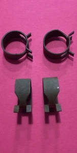 64-72 Chevelle Camaro Nova Corvette Flat Spring Fuel Line Clamps 3/8” Set Of 4 - Bild 1 von 2