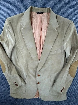 Винтажный Levis куртка мужская 46L ковбой локоть нашивка Western износ вельвет спортивный костюм - Изображение 1 из 4