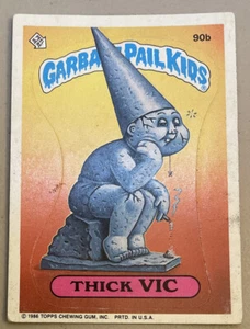 1986 Topps Garbage Pail Kids GPK Sticker Series 3 #90b 🤔 Thick VIC 🤔 - Picture 1 of 6
