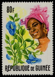 GUINEA REPUBLIC 432 - Women and Flowers of Guinea (pc33107) - Picture 1 of 1