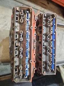 1969 Camaro Z28 Corvette 3927186 Cylinder Head Dated G 31 9 H 2 9 Good Core Pair - Bild 1 von 24