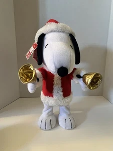 SNOOPY BELL SUONERIA ANIMATO NATALE MUSICAL PELUCHE SEGNO DISTINTIVO 2010 ARACHIDI - Foto 1 di 11