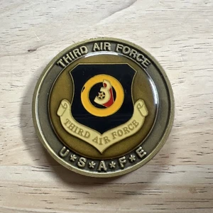 USAF Third Air Force North Of The Alps Sub -Saharan Africa Challenge Coin - Picture 1 of 15