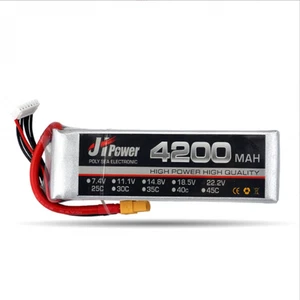 3S LiPo Battery 11.1V 4200mAh 35C XT60 For Airplane Quadcopter Helicopter Drone - Picture 1 of 7