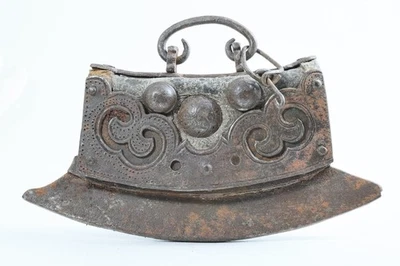 Antique Tibetan Mechak (Chuckmuck) Flint & Steel Fire Pouch, 19th–20th C - Image 1 of 4