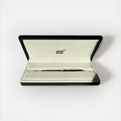 Montblanc Meisterstück Platinum Black Ballpoint P164 $470 MSRP Foto 1 de 4