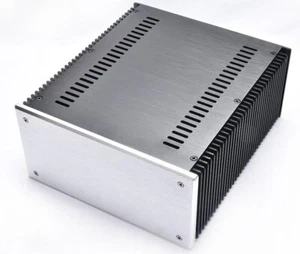 Aluminum Chassis DIY Class AB amplifier Shell PSU Case Size W240 H120 D271 mm - Picture 1 of 2