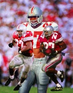 Eddie George Ohio State Buckeyes Art 01 College Football CHOICES 8x10-48x36 - Picture 1 of 11