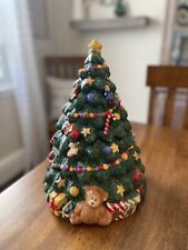 Vtg Nikko Happy Holidays 13" Christmas Tree Cookie Jar Retired Holiday With Box