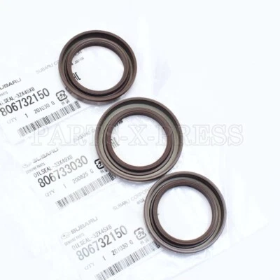 正品 原始设备制造商 SUBARU LEGACY OUTBACK FRONT CRANKSHAFT & CAMSHAFT 油封套件 — 第 1/4 张图片