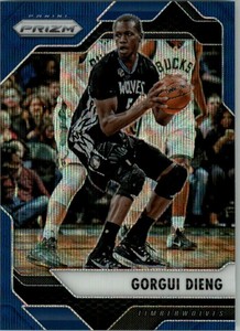 2016-17 Panini Prizm Prizms Blue Wave #268 Gorgui Dieng /99