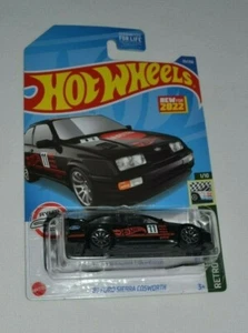 Hot Wheels 2022 Retro Racers 1/10 - ' 87 Ford Sierra Cosworth Hot Wheels negro - Imagen 1 de 4