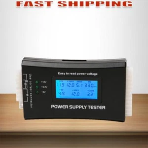 Digital LCD Power Tester Battery Power Bank Meter Plastic Computer ATX Tester *A - Bild 1 von 5