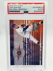 Tom Seaver Mets 2003 Donruss Signature Series Signed Autograph PSA DNA - Picture 1 of 2