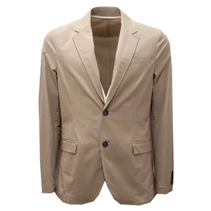 1870AG giacca uomo PAOLO PECORA light brown cotton blend jacket man - Picture 1 of 4
