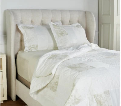 Casa Zeta-Jones Antique Patchwork Twin Quilt with Shams - Image 1 of 4