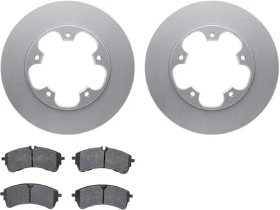 Kit de pastilha de freio e rotor traseiro fricção dinâmica 73282GJ para 2020 Ford Transit-250 - Imagem 1 de 2