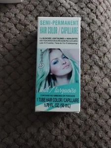 New! Semi Permanent Hair Color Dye for Blue Teal Exp 1/2024 - Picture 1 of 3