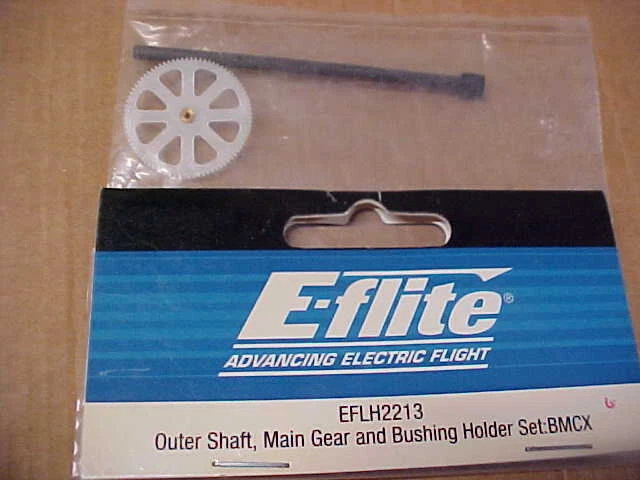 Blade EFLH2213 BMCX Outer Shaft, Main Gear and Bushing Holder • - Image 1 of 1